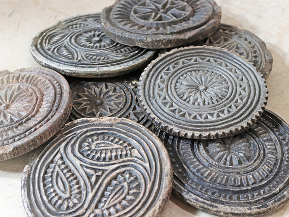 Small Vintage Stone Coaster