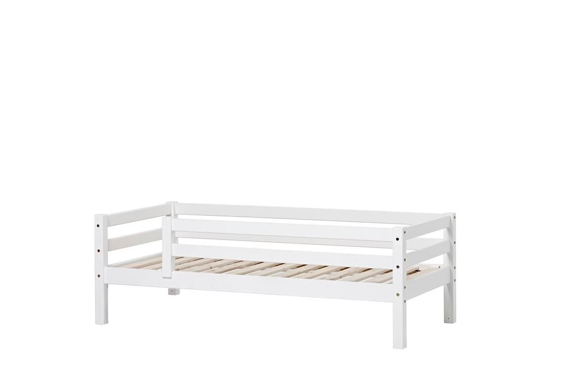 Hoppekids - BASIC Bed With Safety Rail 70x160 cm - White