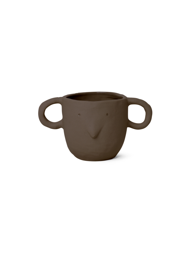 Ferm Living - Mus Plant Pot Small - Red Brown (100099306)