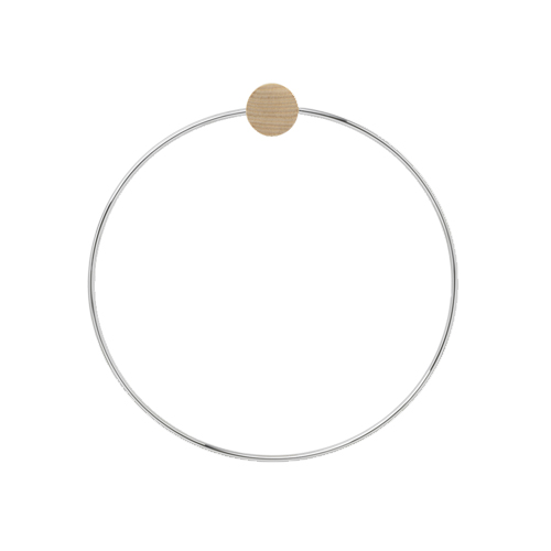Ferm Living - Towel Hanger - Silver (100453503)