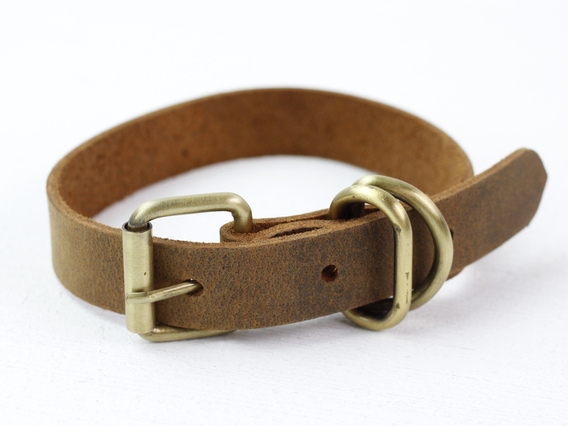 Leather Dog Collar Small