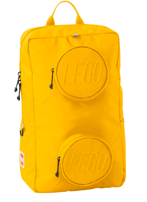 LEGO School - Signature Brick 1x2 Backpack - Bright Yellow (20204-0024)