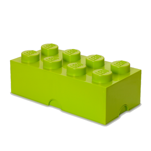 Room Copenhagen - LEGO Storeage Brick 8 - Yellow/green (40041220)