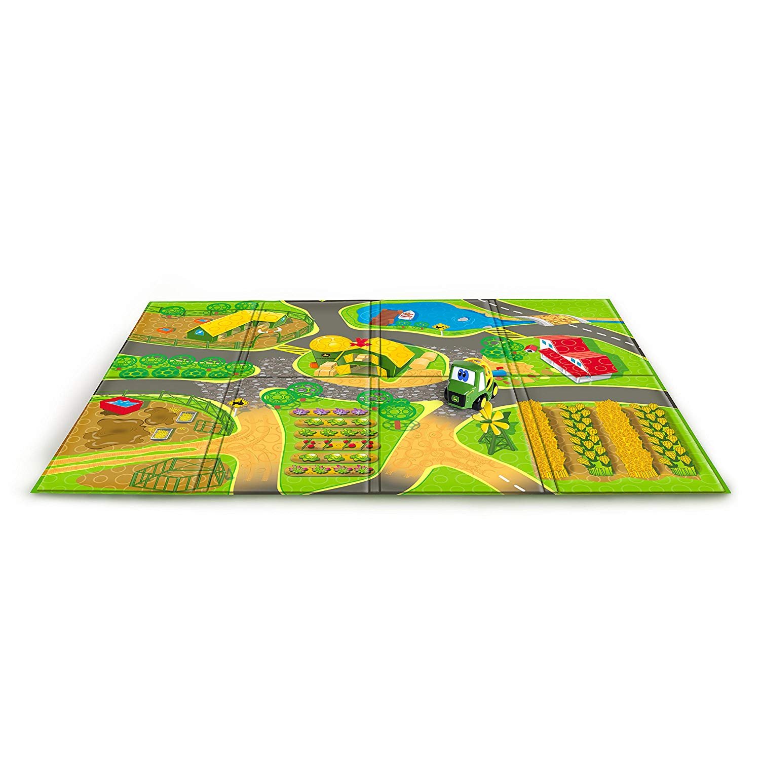 Oball - John Deere - Country Lanes Playmat and Vehicle (10619)