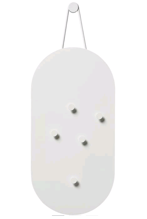 Zone - A-bulletin Board - Bulletin Board w/5 Magnets 60 x 30 cm - White (12344)