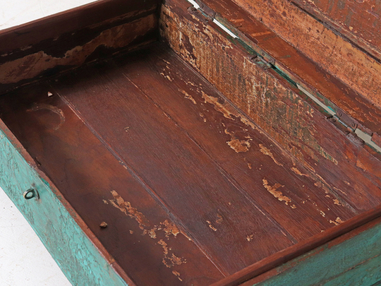 Old Rustic Memory Box Green
