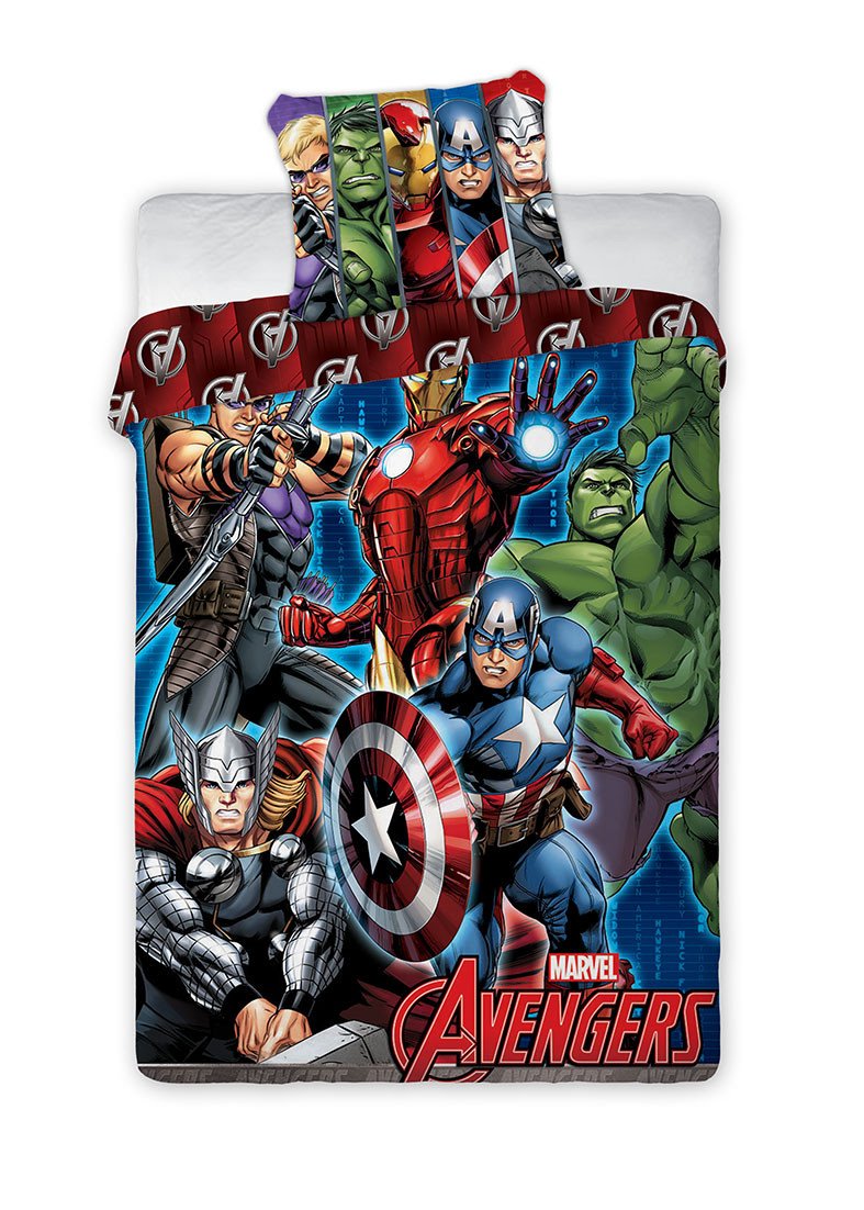 Bed Linen - Adult Size 140 x 200 cm - Avengers (1000368)