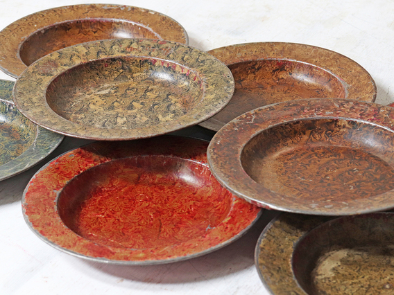 Vintage Metal Plate Multi