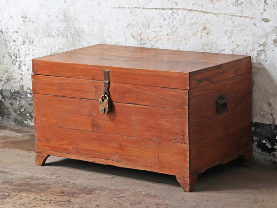 Large Teak Storage Chest Large