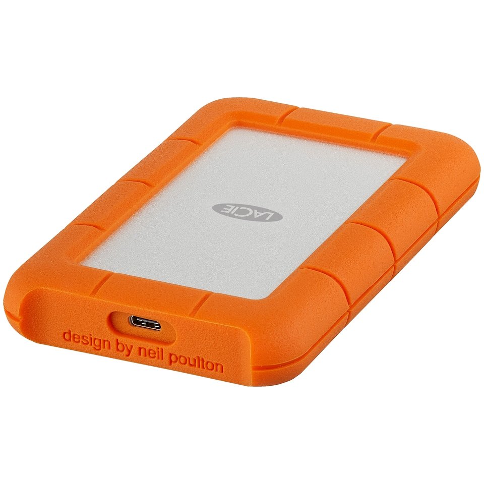 Lacie - Rugged 1TB Crush- And Rain-Resistant Harddisk