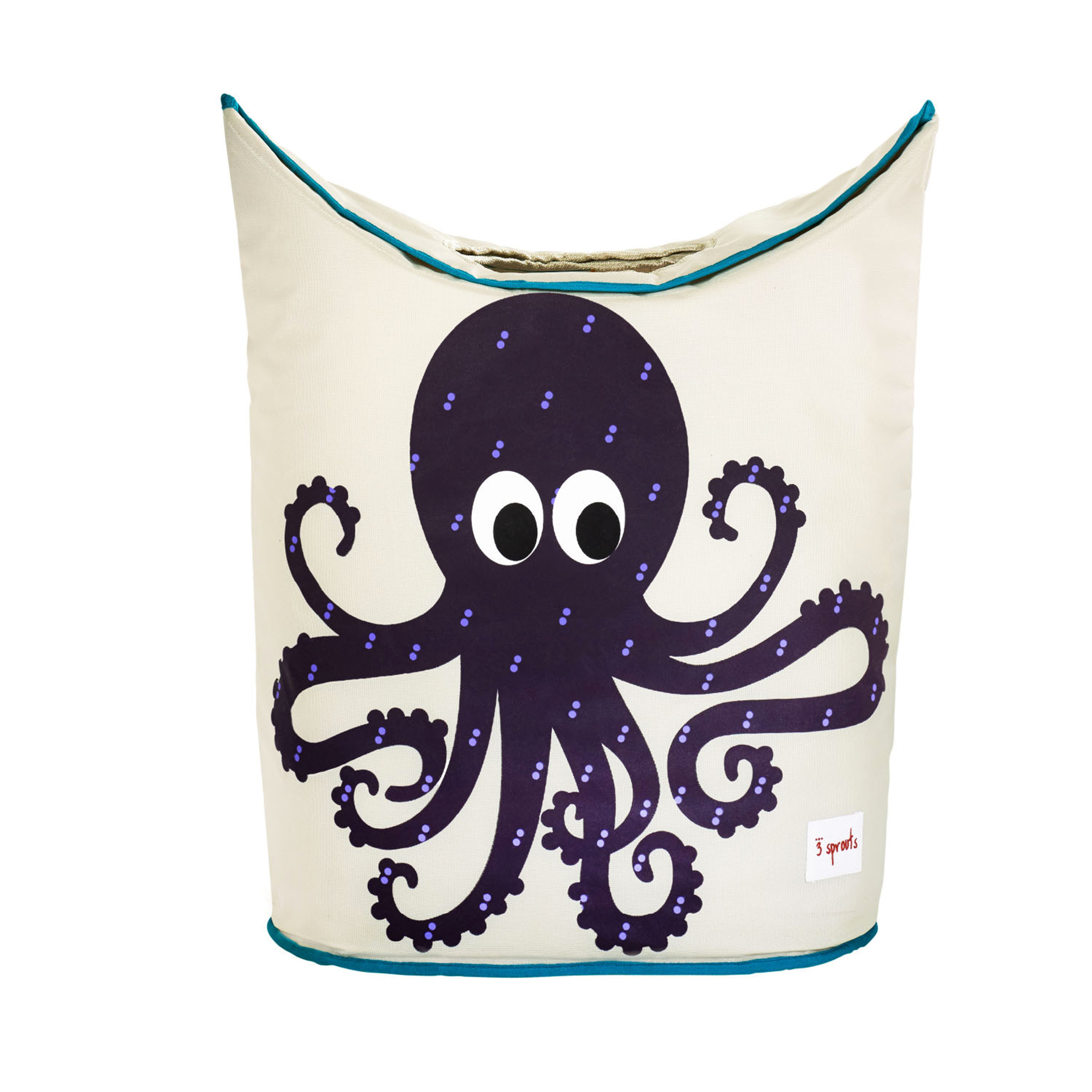 3 Sprouts - Laundry Hamper - Purple Octopus