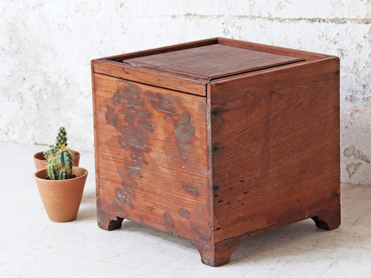 Tabletop Storage Box Brown Medium