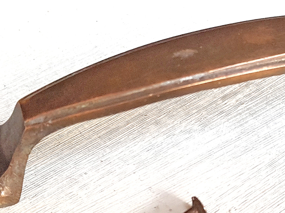 Antique Style Long Brass Handle Large