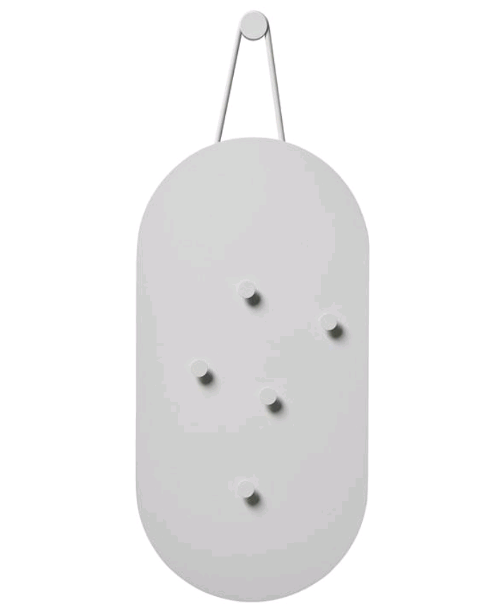 Zone - A-bulletin Board - Bulletin Board w/5 Magnets 60 x 30 cm - Soft Grey (12345)