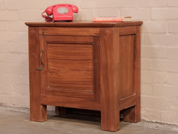 Vintage Teak Cabinet Brown