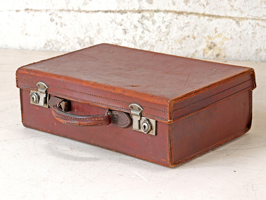 Small Leather Suitcase Small