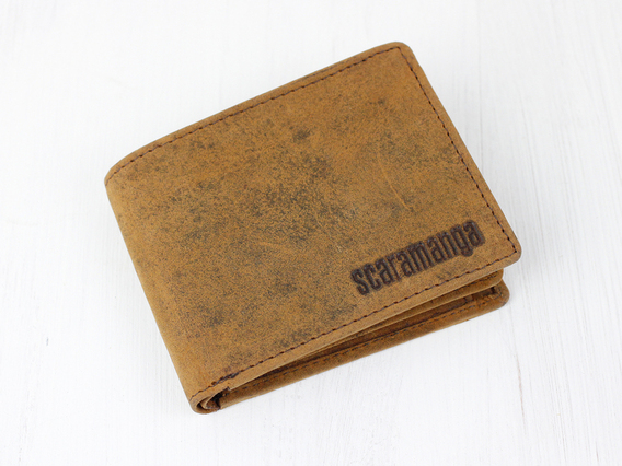 Men's Wallet with Coin Pocket Brown