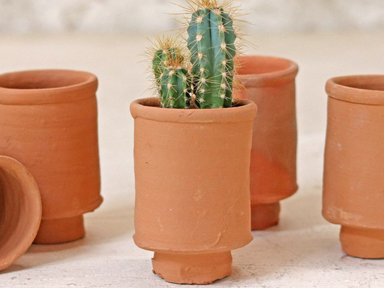 Mini Cylinder Plant Pot - Set of 3